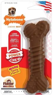 Nylabone Power Chew Textured Dog Bone Chew Toy - Medium