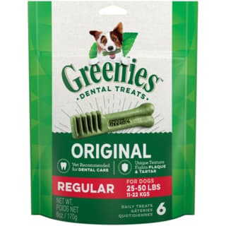 Greenies Original Dental Dog Treats - Regular 6 pack