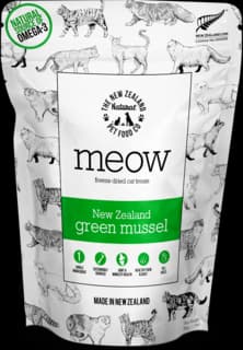 The NZ Natural Pet Food Co Meow-Purr Green Lipped Mussel Cat Treats - 50g