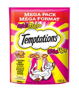 Temptations Mix Ups Chicken Beef & Turkey Cat Treats - 180g