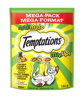 Temptations Mix Ups Chicken Catnip & Cheddar Cat Treats - 180g