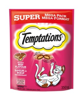 Temptations Hearty Beef Cat Treats - 350g