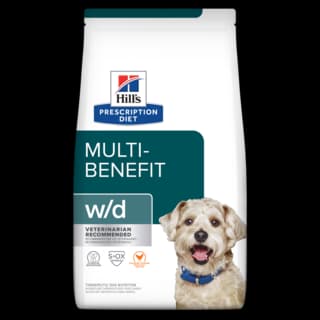 Hill's Prescription Diet w/d Multi-Benefit Dry Dog Food - 3.85kg