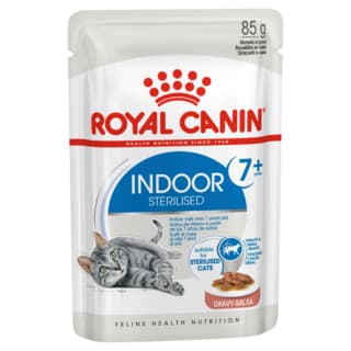 Royal Canin Indoor 7+ Gravy Senior Wet Cat Food - 85g