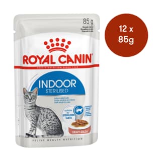 Royal Canin Indoor Gravy Wet Cat Food - 85gx12