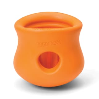 West Paw Zogoflex Toppl Dog Toy - Large, Tangerine