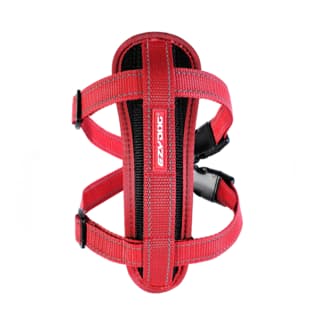 EzyDog Chest Plate Dog Harness - Small, Red