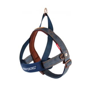 EzyDog Quick Fit Dog Harness - Denim, Extra Small