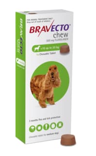 Bravecto Flea & Tick Treatment Chew for Dogs - 10 - 20kg