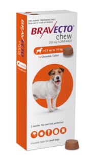 Bravecto Flea & Tick Treatment Chew for Dogs - 4.5 - 10kg