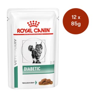 Royal Canin Vet Diabetic Wet Cat Food - 85g x 12