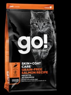 GO! Solutions Skin + Coat Care Salmon Dry Cat Food - 3.63kg