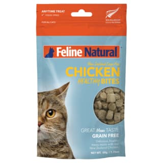 Feline Natural Chicken Healthy Bites Freeze Dried Cat Treats - 50g