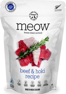 The NZ Natural Pet Food Co Meow-Purr Beef & Hoki Freeze Dried Cat Food - 280g