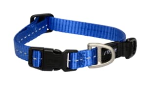 Rogz Utility Classic Dog Collar - Small, Blue