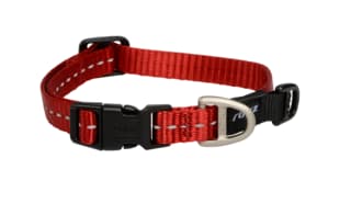 Rogz Utility Classic Dog Collar - Small, Red