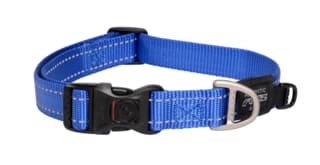 Rogz Utility Classic Dog Collar - Large, Blue