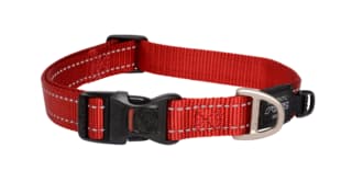 Rogz Utility Classic Dog Collar - Large, Red