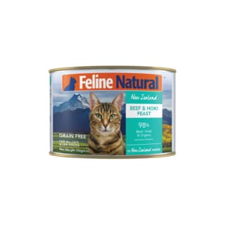 Feline Natural Beef & Hoki Feast Wet Cat Food - 170g