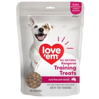 Love'Em Kangaroo Dog Treats - 200g