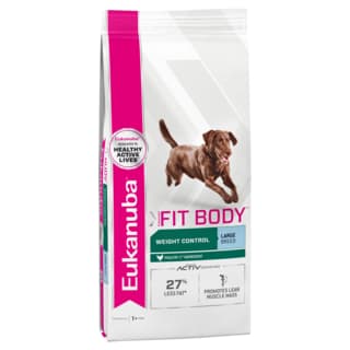 Eukanuba Adult Fit Body Large Breed Dry Dog Food - 14kg