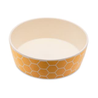 Beco Eco-Friendly Printed Cat and Dog Bowl - Save the Bees, Large