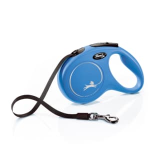 Flexi New Classic Tape Retractable Dog Lead - Blue, Medium