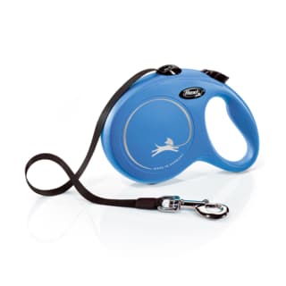Flexi New Classic Tape Retractable Dog Lead - Blue, Large