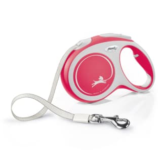 Flexi New Comfort Tape Retractable Dog Lead - Red, Large