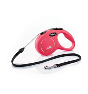 Flexi New Classic Cord Retractable Dog Lead - Red, Small