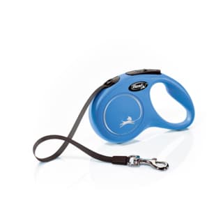 Flexi New Classic Tape Retractable Dog Lead - Blue, Small