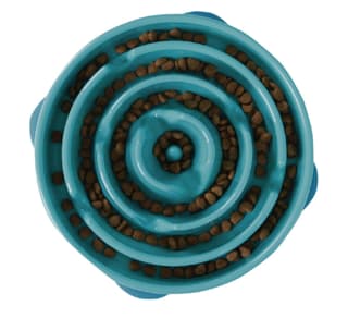 Outward Hound Fun Feeder Interactive Dog Bowl - Teal