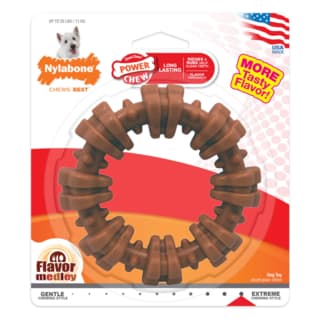 Nylabone Power Chew Textured Ring Dog Chew Toy - Medium
