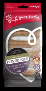 Yours Droolly Sweet Potato Pressbone Dog Treats - 6 Pack