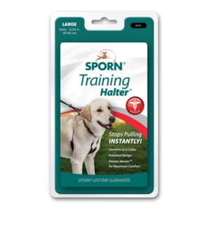 Sporn Dog Training Halter Harness - Large - Black