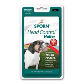 Sporn Dog Head Control Halter - Medium - Black