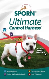 Sporn Ultimate Control Dog Harness - Small - Black