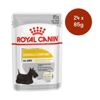 Royal Canin Dermacomfort Loaf Wet Dog Food - 85g x 24