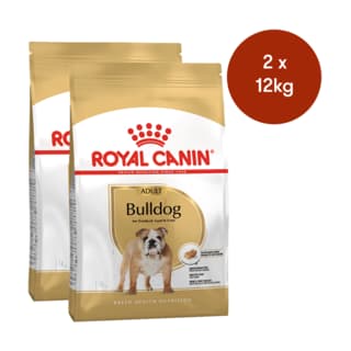 Royal Canin Bulldog Adult Dry Dog Food - 24kg (2 x 12kg Bags)