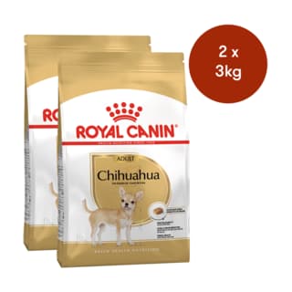 Royal Canin Chihuahua Adult Dry Dog Food - 6kg (2 x 3kg Bags)
