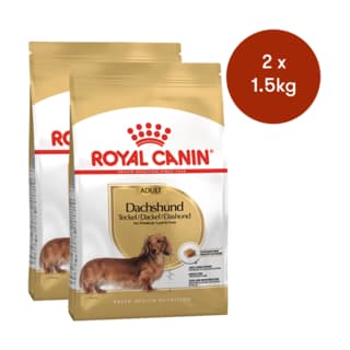 Royal Canin Dachshund Adult Dry Dog Food - 3kg (2 x 1.5kg Bags)