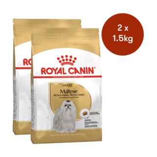 Royal Canin Maltese Adult Dry Dog Food - 3kg (2 x 1.5kg Bags)