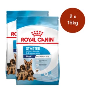 Royal Canin Maxi Starter Mother & Babydog Dry Dog Food - 30kg (2 x 15kg Bags)