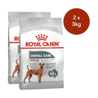 Royal Canin Medium Dental Care Dry Dog Food - 6kg (2 x 3kg Bags)