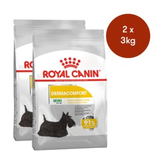 Royal Canin Mini Dermacomfort Dry Dog Food - 6kg (2 x 3kg Bags)