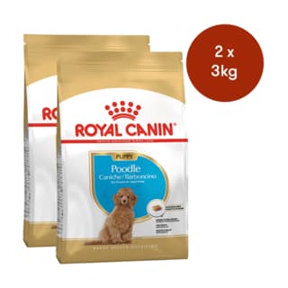 Royal Canin Poodle Puppy Dry Food - 6kg (2 x 3kg Bags)