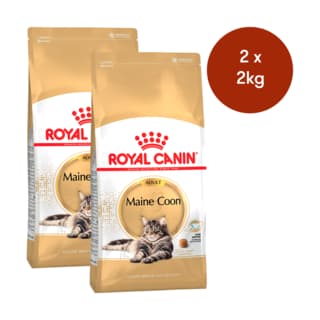 Royal Canin Maine Coon Adult Dry Cat Food - 4kg (2 x 2kg Bags)