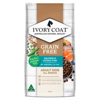 Ivory Coat Grain Free Salmon & Ocean Fish Adult Dry Dog Food - 13kg