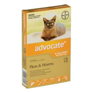 Advocate Spot-On Flea & Worm Treatment for Cats - 3 Pack, 0-4kg