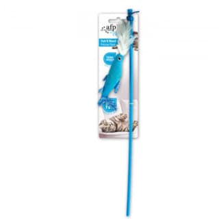 All For Paws Modern Cat Fish'N Wand Cat Toy - Assorted Colours